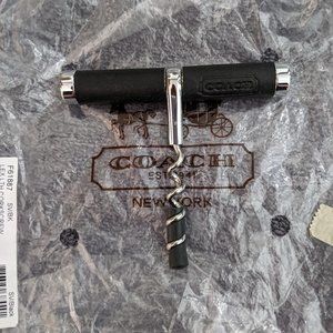 Coach wine corkscrew New RARE